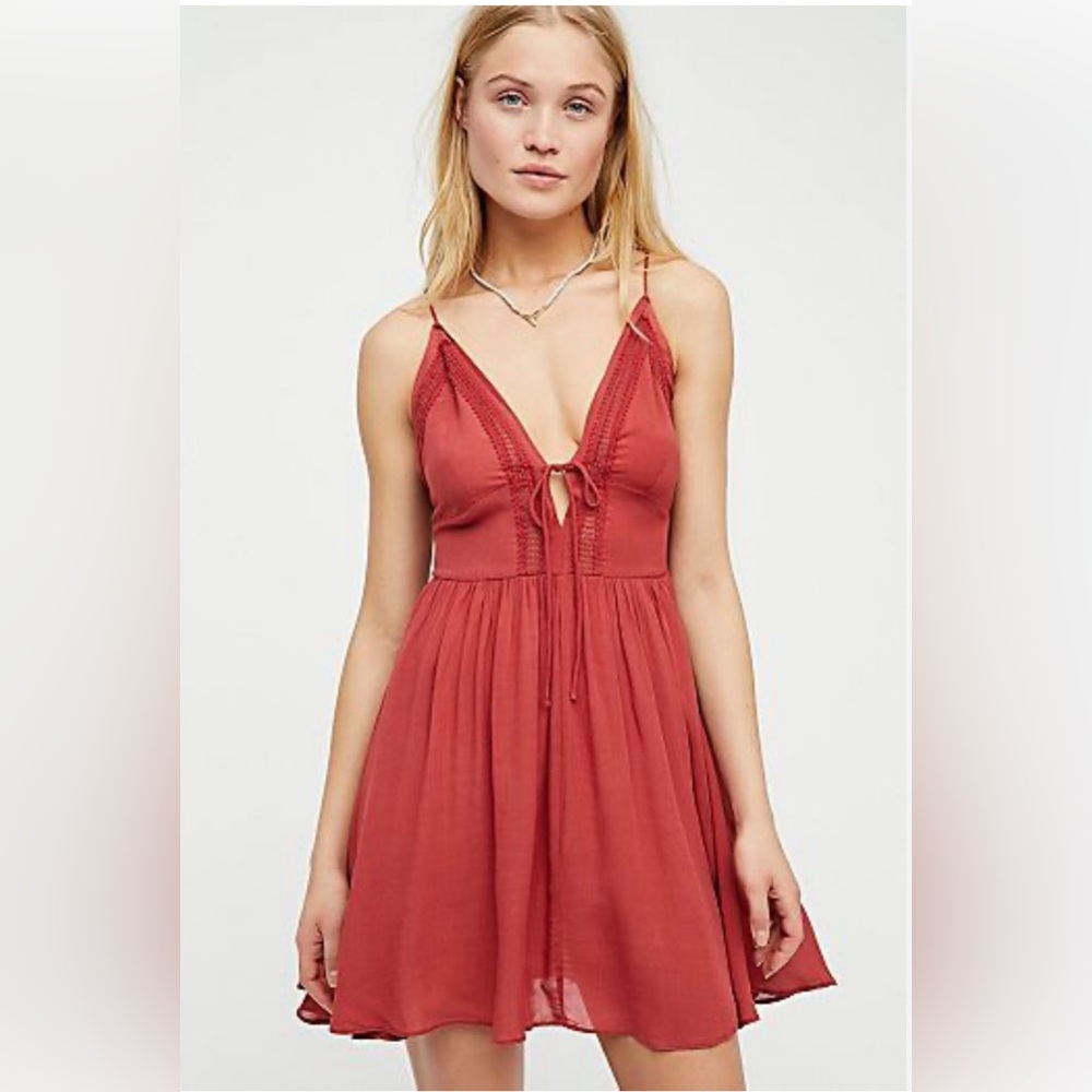 Free People Fit & Flare Mini Dress